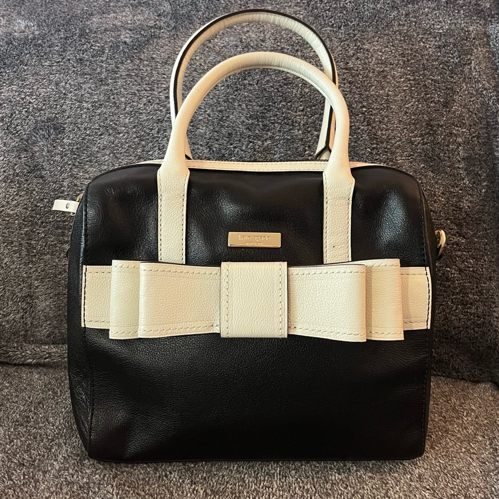 Kate Spade Elegant Black and White Purse